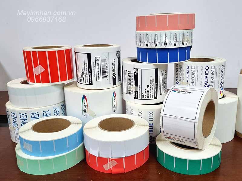 Tem decan in nhiệt, in bill bế cắt theo yêu cầu Tem decan in nhiệt, in bill bế cắt theo yêu cầu