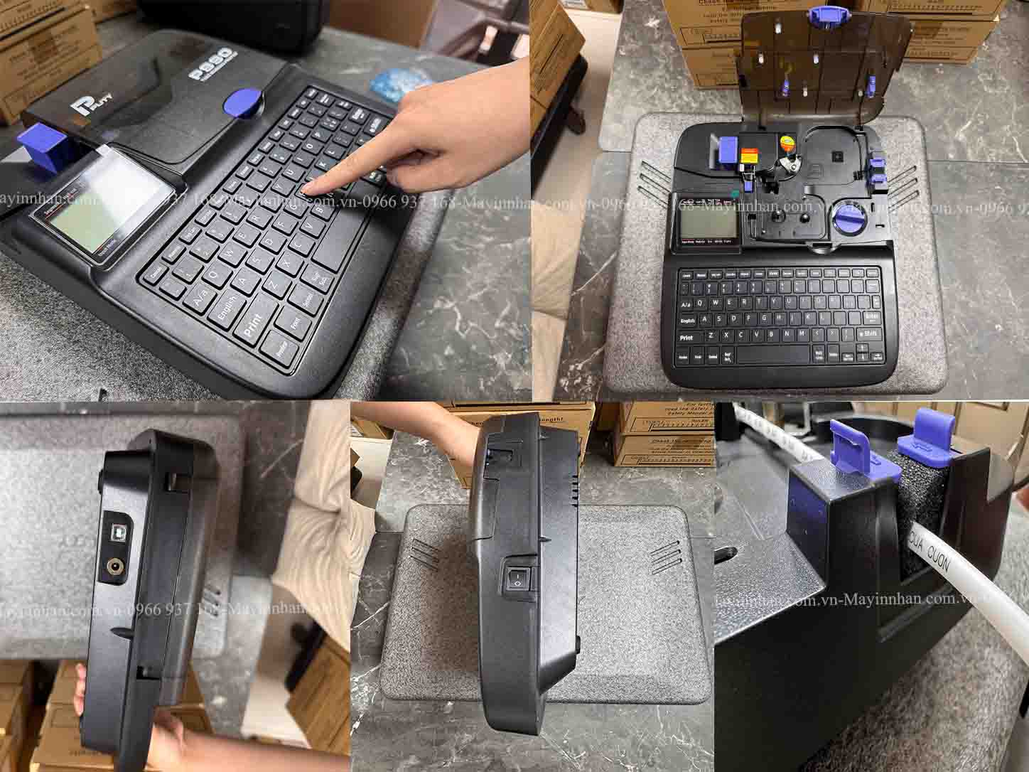 Máy In Đầu Cốt & Nhãn Đánh Dấu Cáp PUTY P990