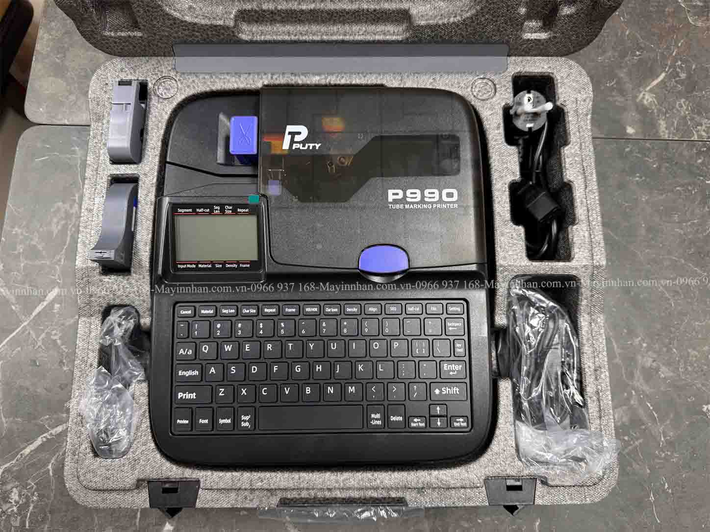 Máy In Đầu Cốt & Nhãn Đánh Dấu Cáp PUTY P990
