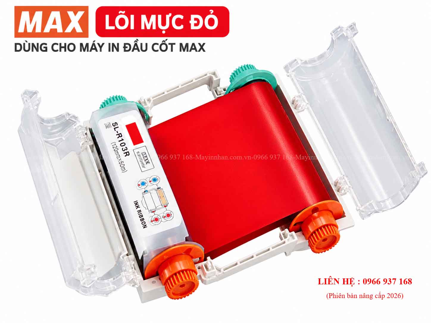 Hộp mực đỏ SL-R103RC ( 120mm,60m) Hộp mực đỏ SL-R103RC ( 120mm,60m)