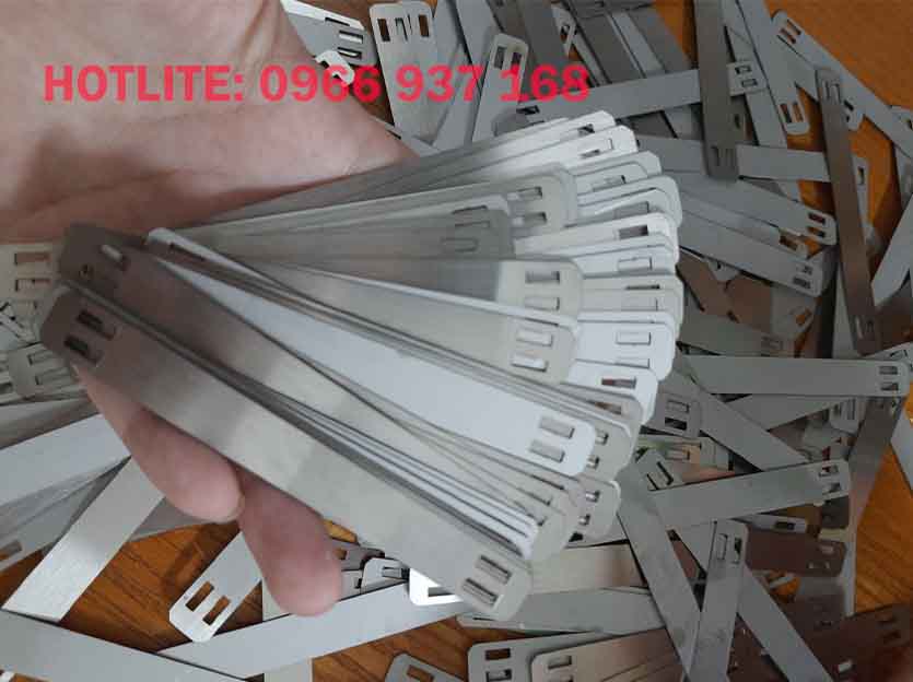 Thẻ cáp inox 304 đánh dấu đầu dây theo yêu cầu