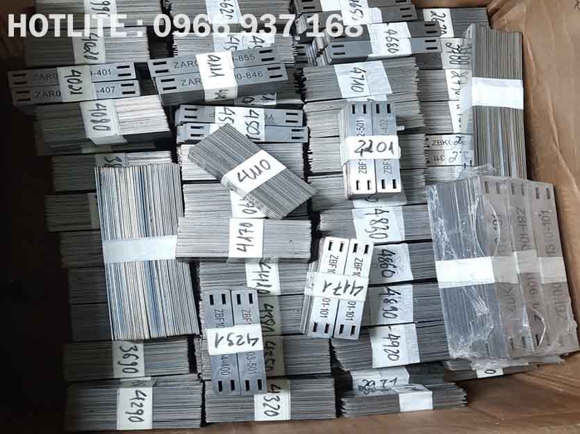 Thẻ cáp inox 304 đánh dấu đầu dây theo yêu cầu