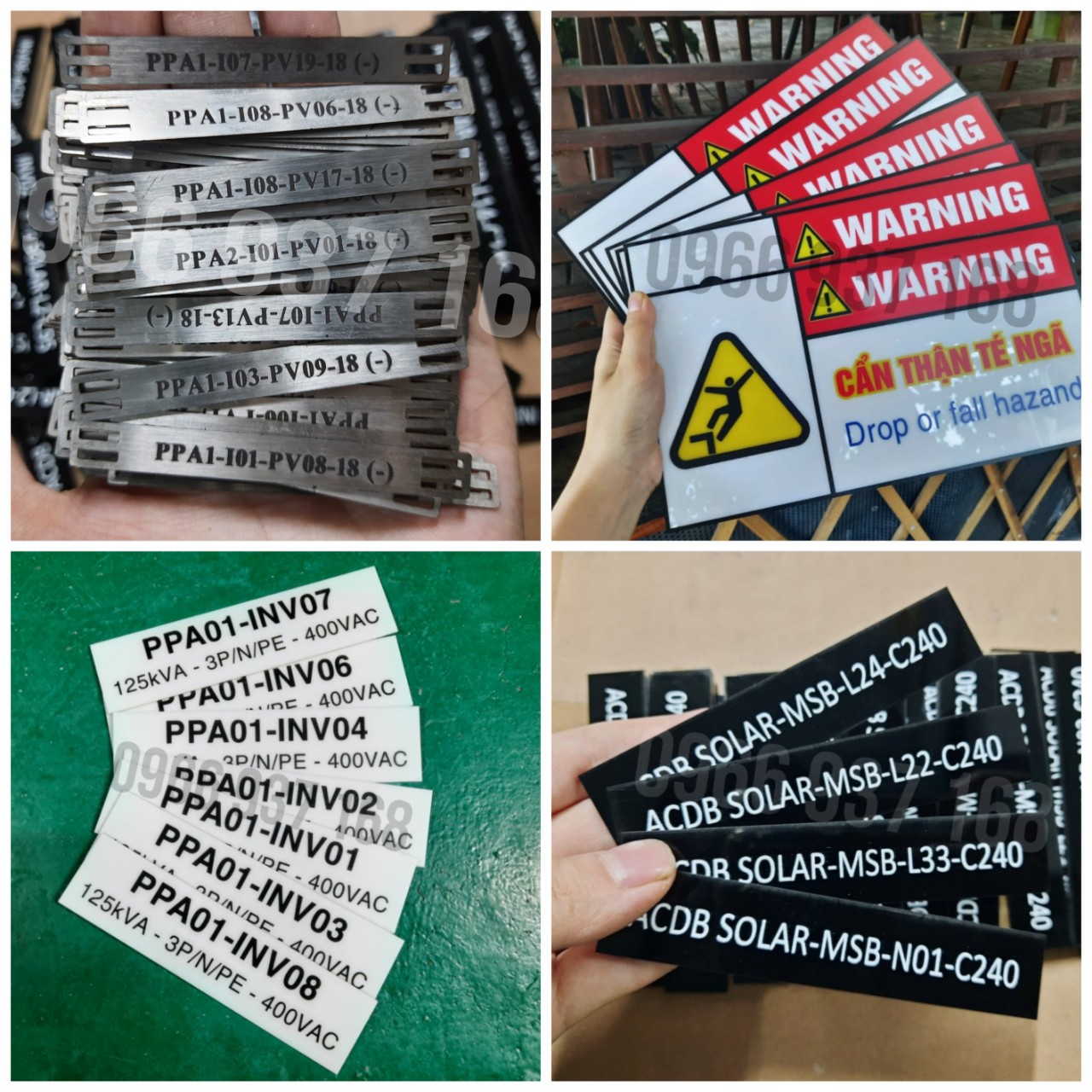 In UV trên Mica , logo dán tủ bảng điện [ IN UV MICA GIÁ RẺ ]